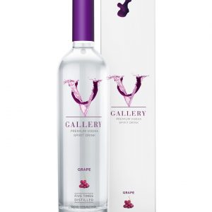 V GALLERY GRAPE VODKA 50CL