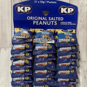 KP SALTED PEANUTS CARD 21X50G