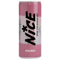 NICE WINE ROSE CANS 250ML X 12